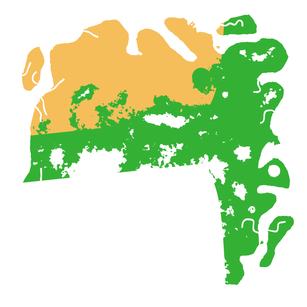 Biome Rust Map: Procedural Map, Size: 4500, Seed: 4471444