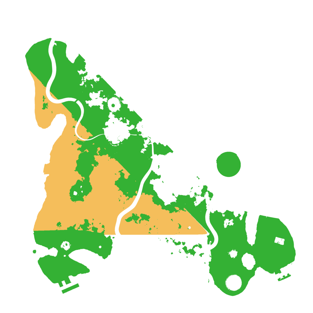 Biome Rust Map: Procedural Map, Size: 3500, Seed: 1165881439