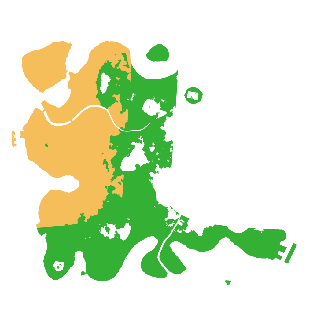 Biome Rust Map: Procedural Map, Size: 3000, Seed: 546030736