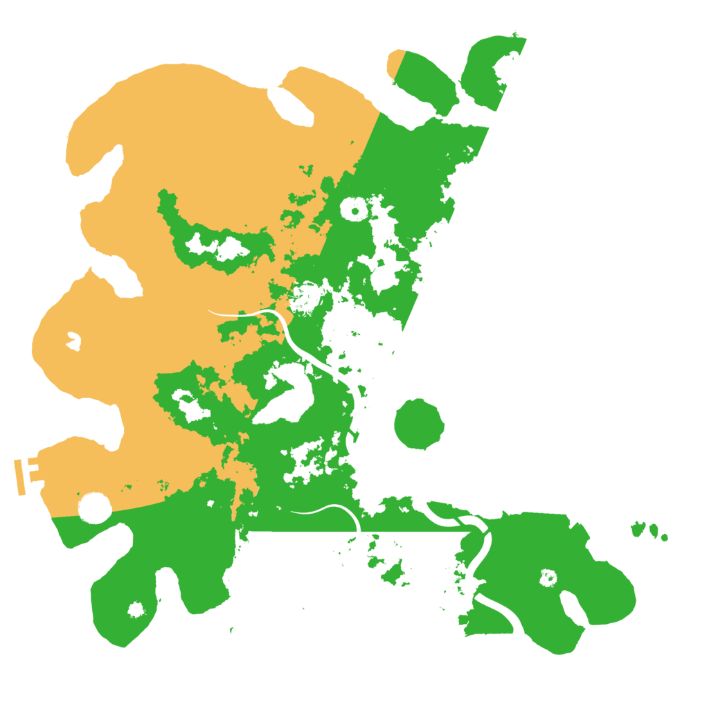 Biome Rust Map: Procedural Map, Size: 4000, Seed: 1169791325