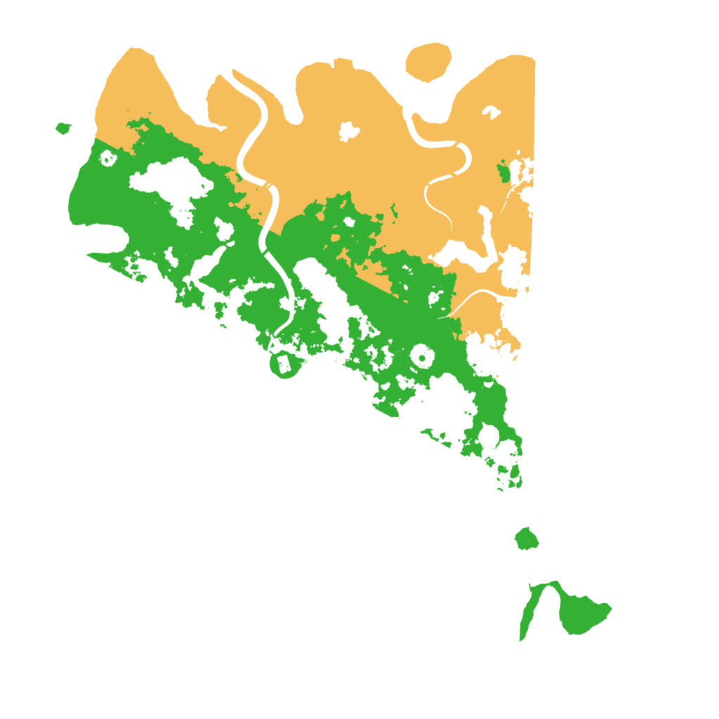 Biome Rust Map: Procedural Map, Size: 4500, Seed: 357272791