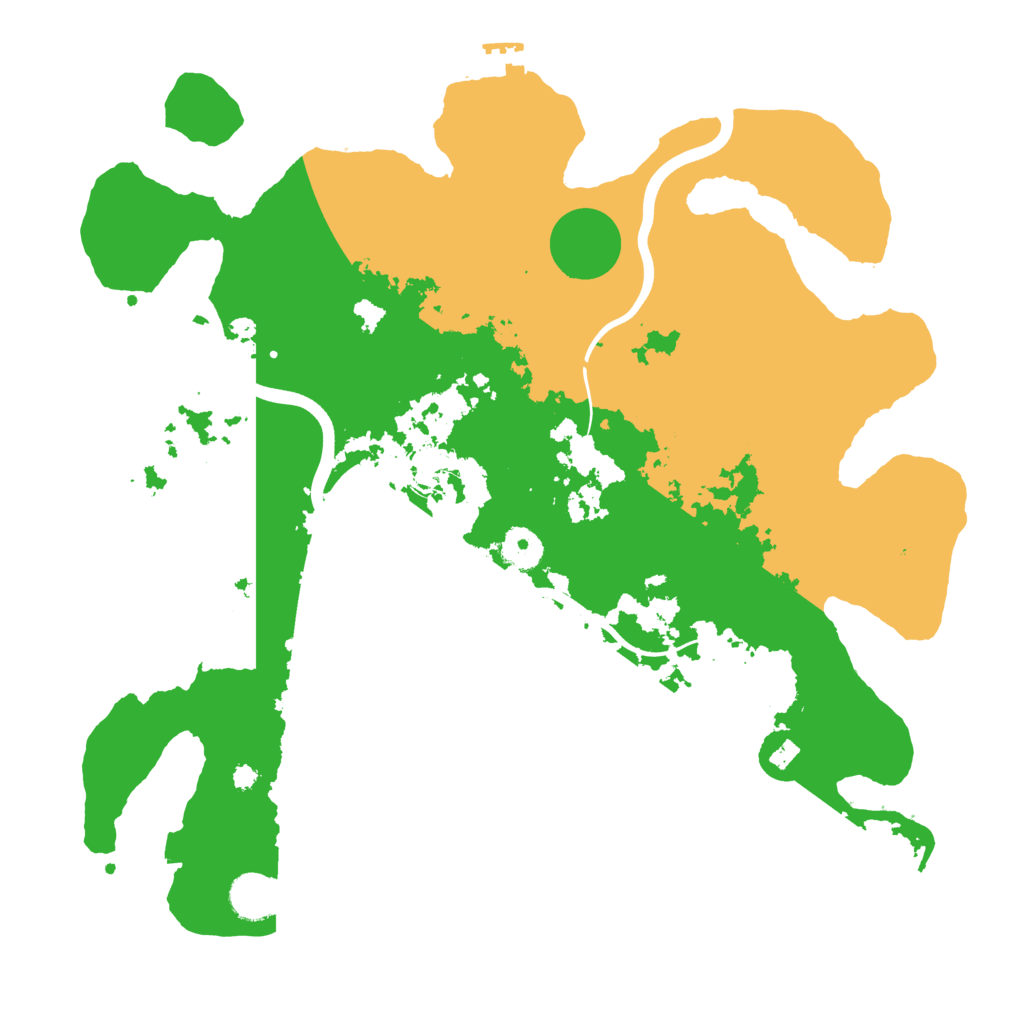 Biome Rust Map: Procedural Map, Size: 3800, Seed: 6578