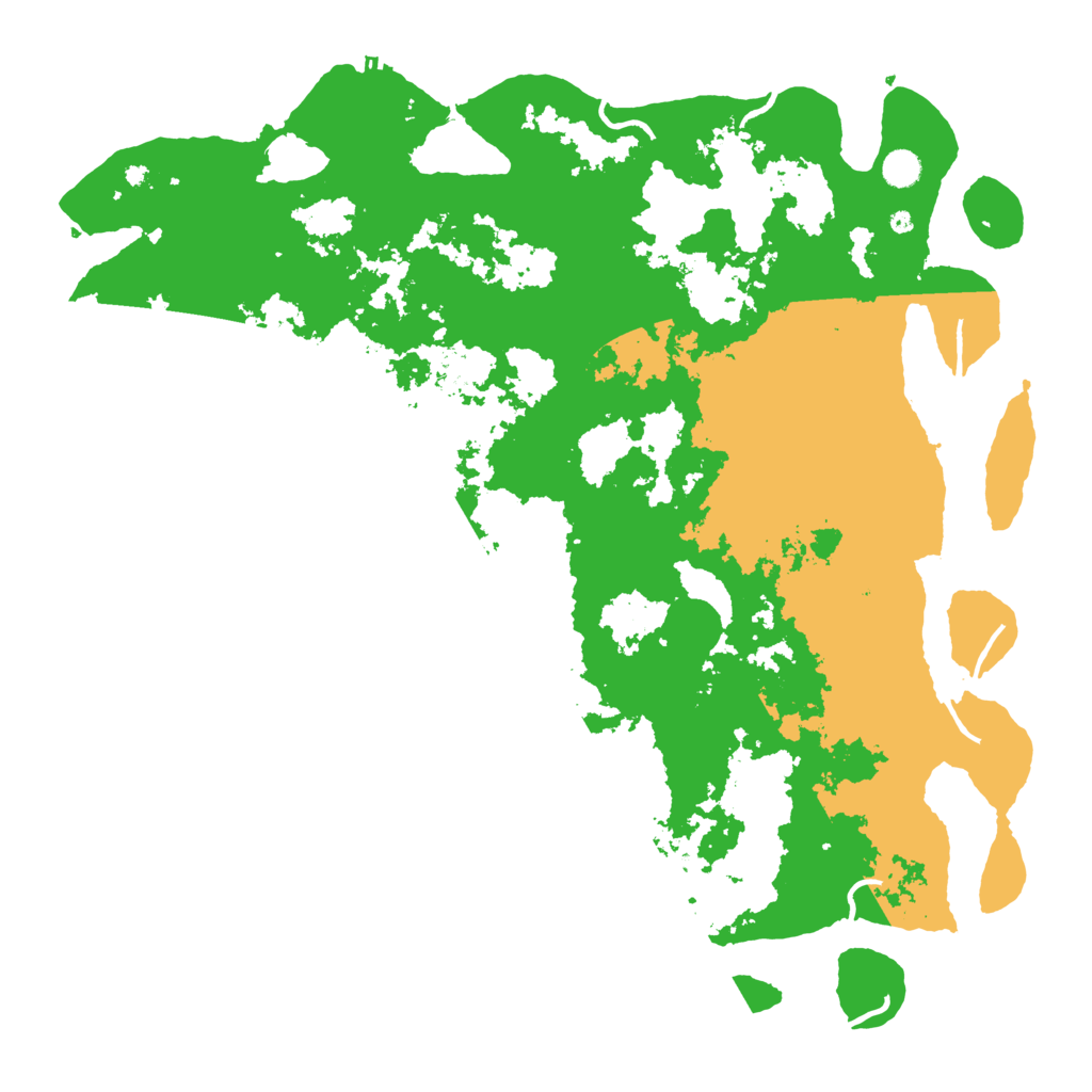 Biome Rust Map: Procedural Map, Size: 5000, Seed: 975075386