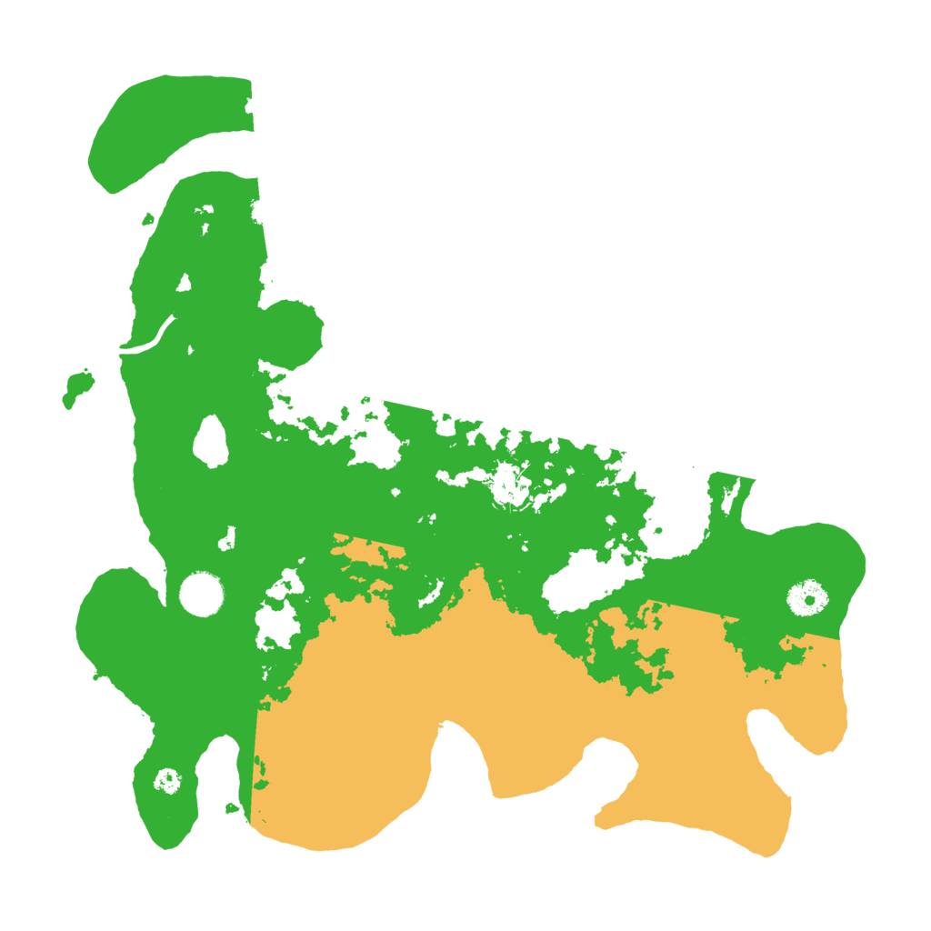 Biome Rust Map: Procedural Map, Size: 3700, Seed: 2057613729