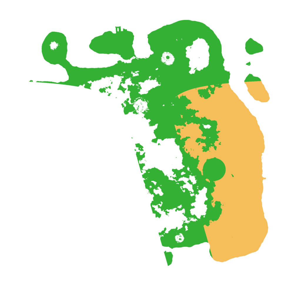 Biome Rust Map: Procedural Map, Size: 3500, Seed: 167912312