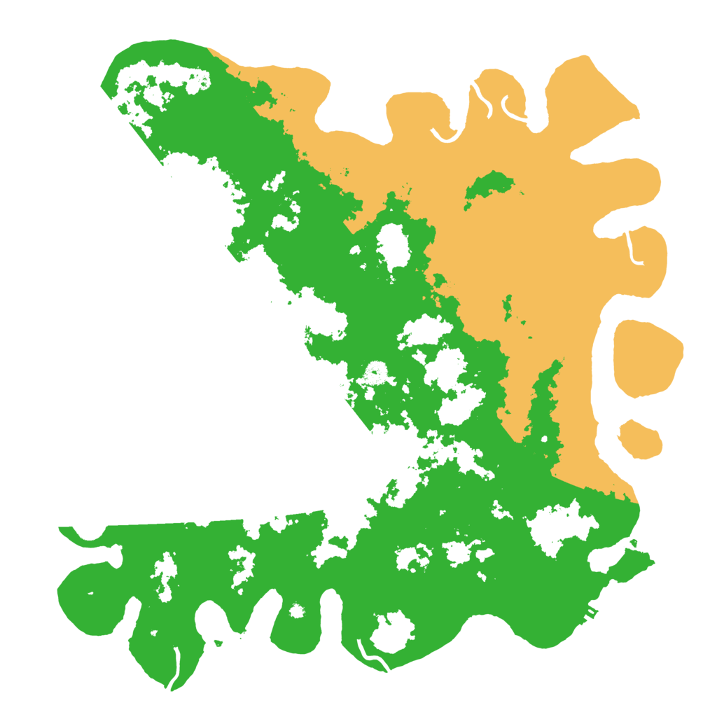 Biome Rust Map: Procedural Map, Size: 4500, Seed: 742931012