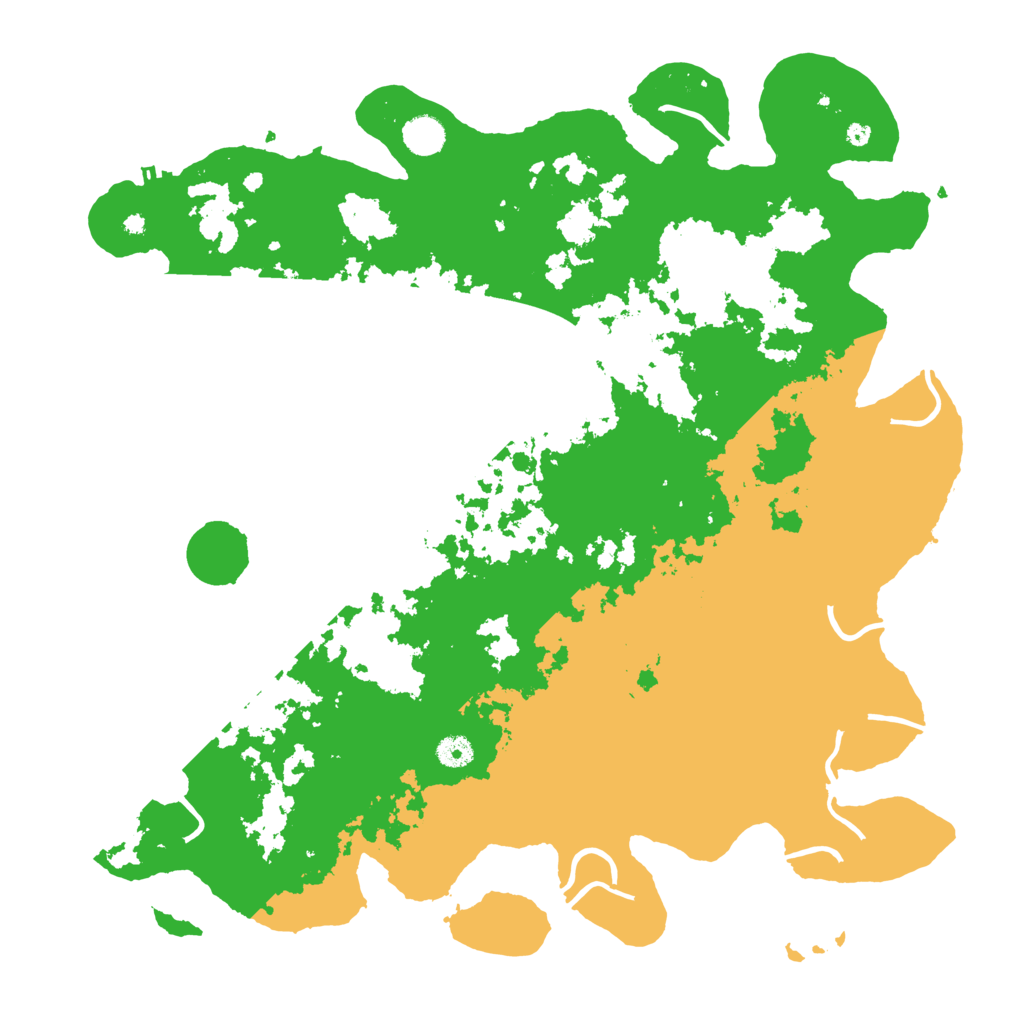 Biome Rust Map: Procedural Map, Size: 4500, Seed: 8008135