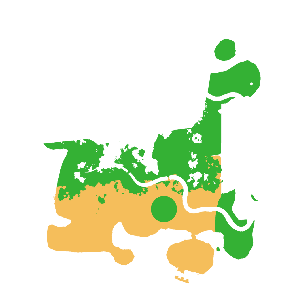 Biome Rust Map: Procedural Map, Size: 3000, Seed: 2013363757