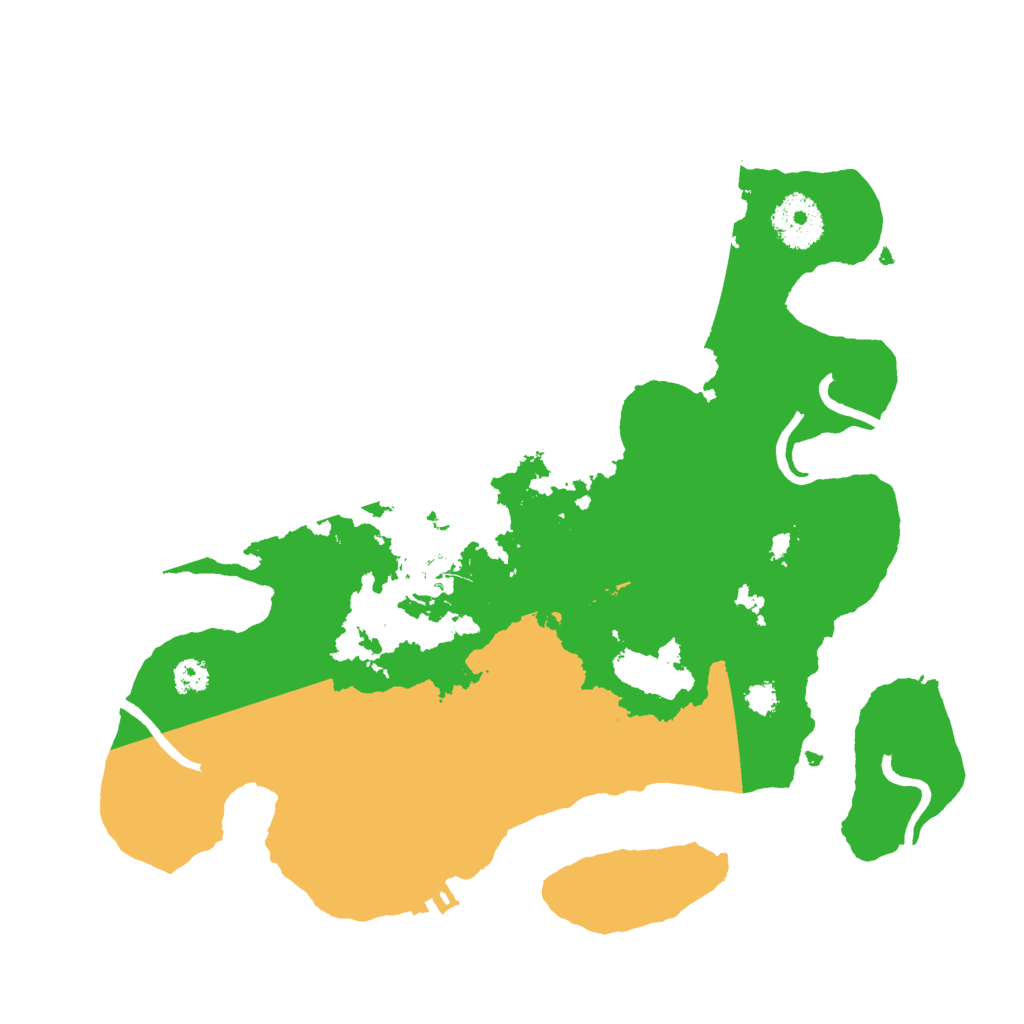Biome Rust Map: Procedural Map, Size: 3000, Seed: 940863275