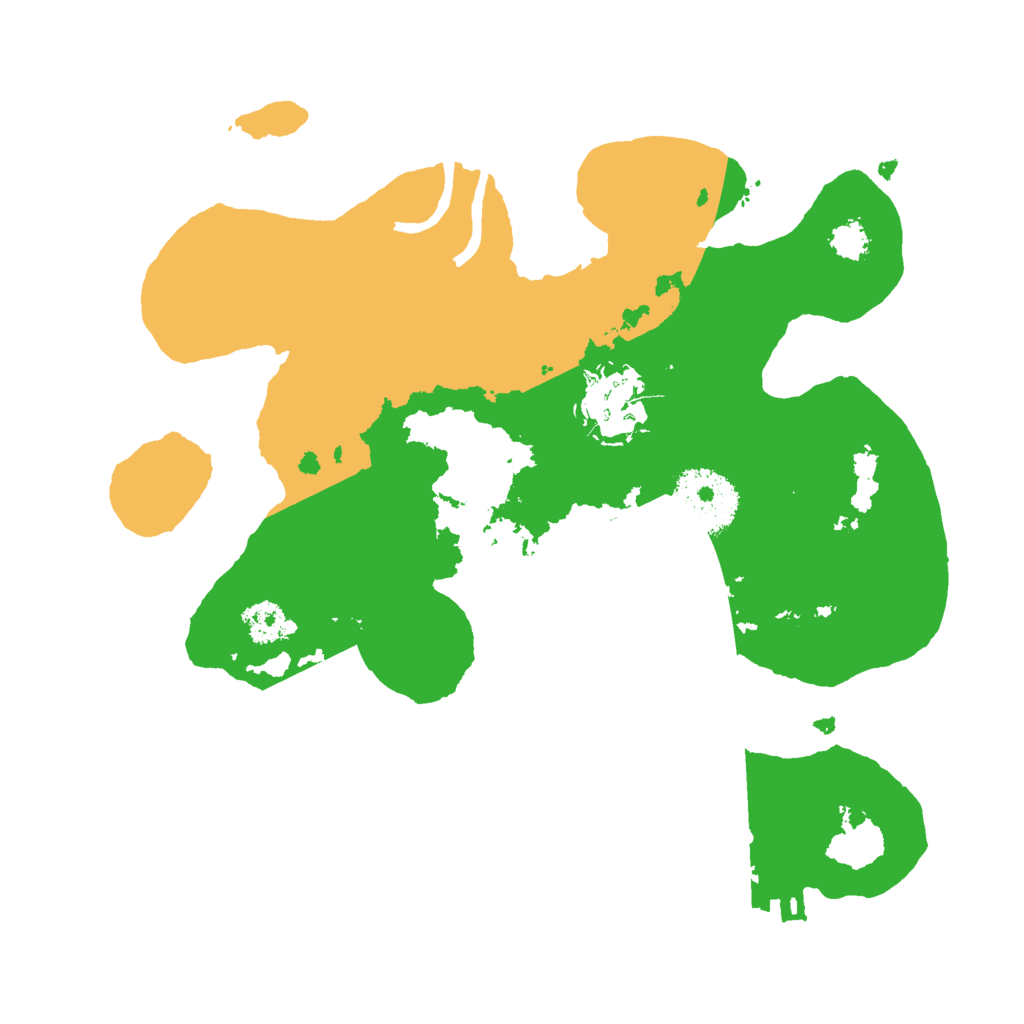 Biome Rust Map: Procedural Map, Size: 2500, Seed: 464563546