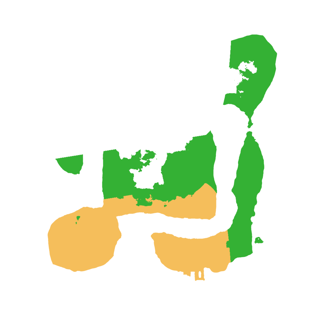 Biome Rust Map: Procedural Map, Size: 2000, Seed: 1079316542