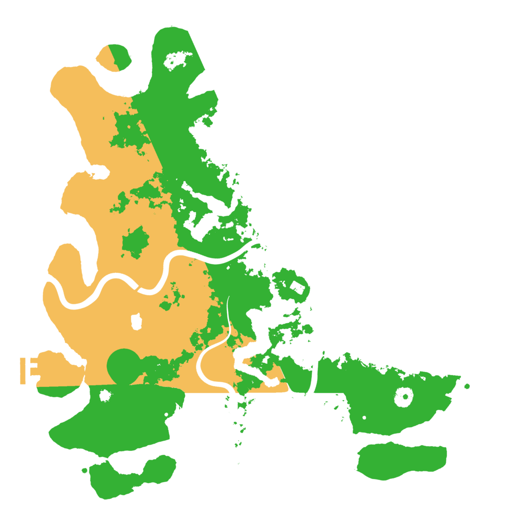 Biome Rust Map: Procedural Map, Size: 4000, Seed: 957217969