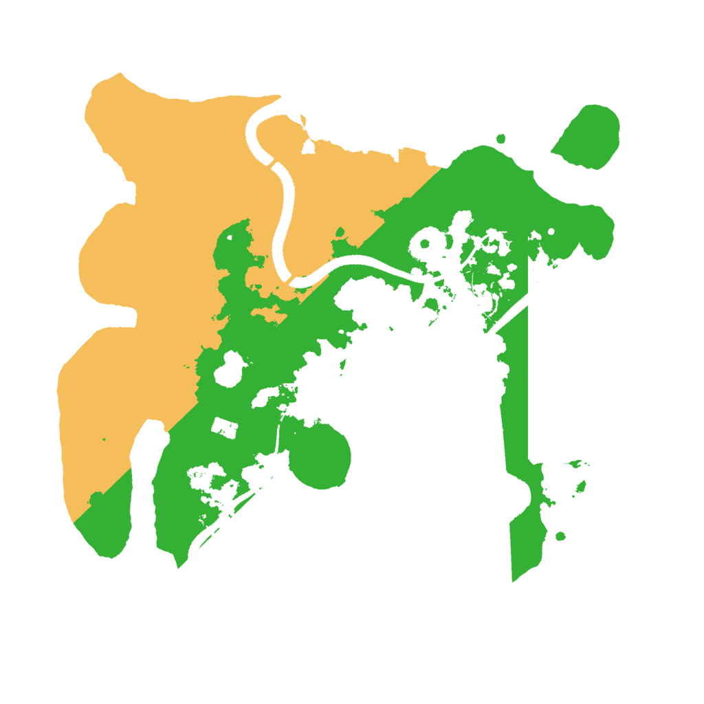 Biome Rust Map: Procedural Map, Size: 3000, Seed: 14192