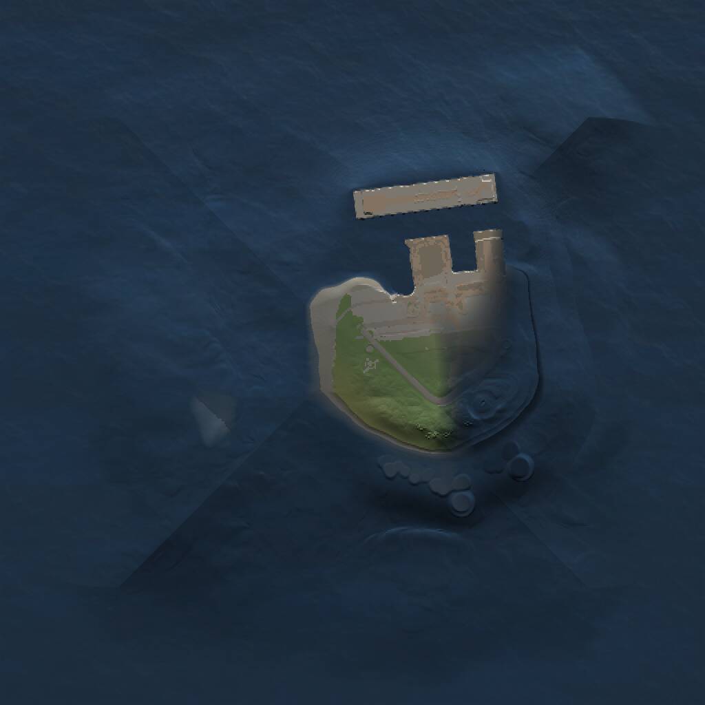 Rust Map: Procedural Map, Size: 1000, Seed: 1761327456, 2 Monuments