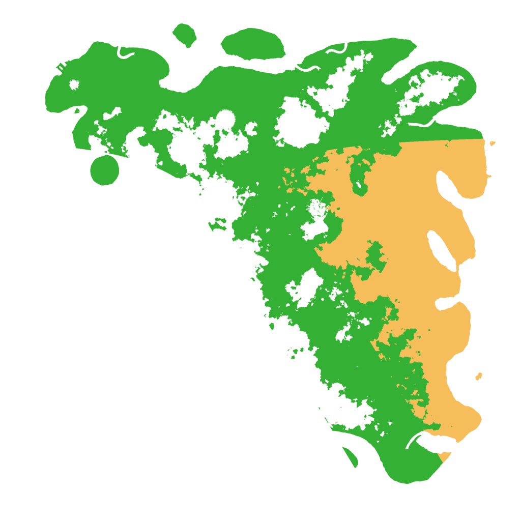 Biome Rust Map: Procedural Map, Size: 4800, Seed: 348366290