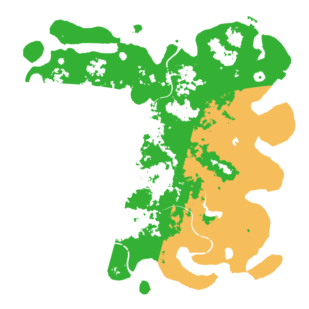Biome Rust Map: Procedural Map, Size: 4300, Seed: 8576195