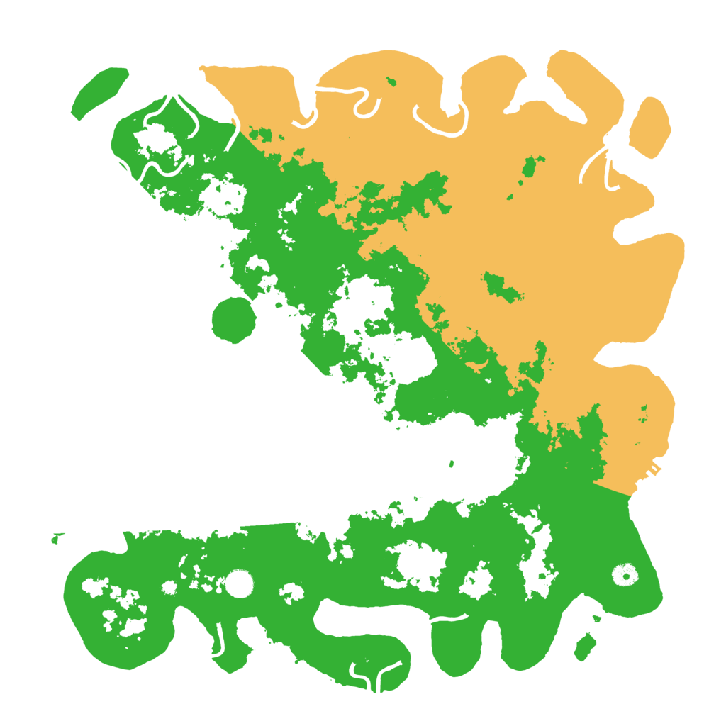 Biome Rust Map: Procedural Map, Size: 4500, Seed: 616012536