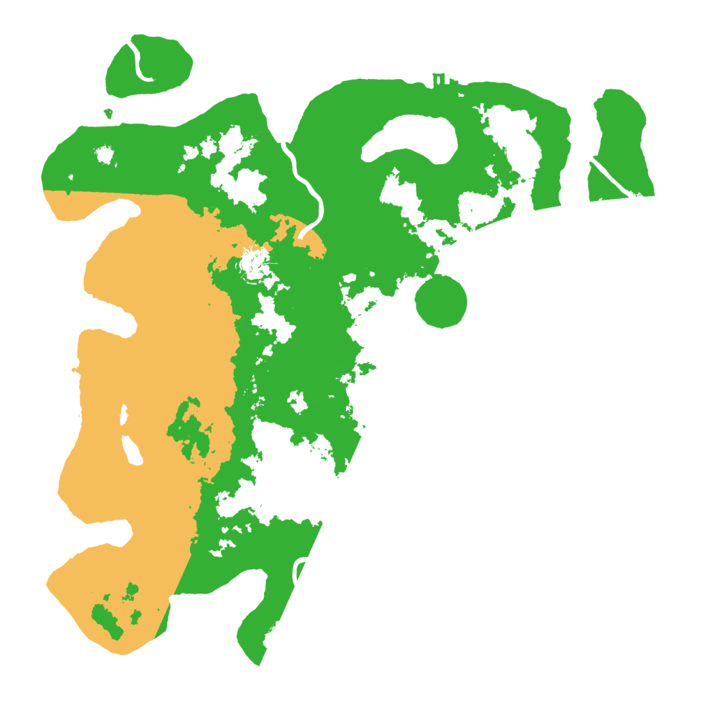 Biome Rust Map: Procedural Map, Size: 3700, Seed: 157325228
