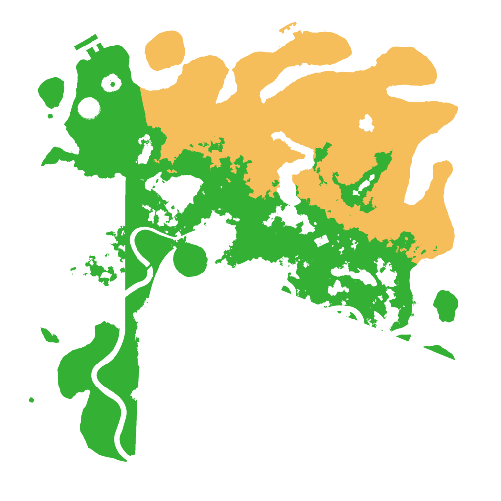 Biome Rust Map: Procedural Map, Size: 4050, Seed: 170353759