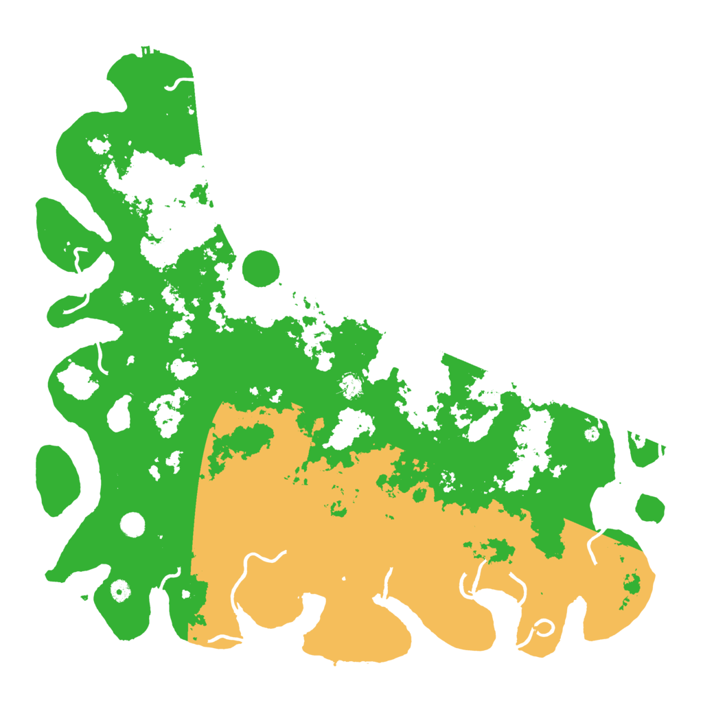 Biome Rust Map: Procedural Map, Size: 5120, Seed: 1304436609
