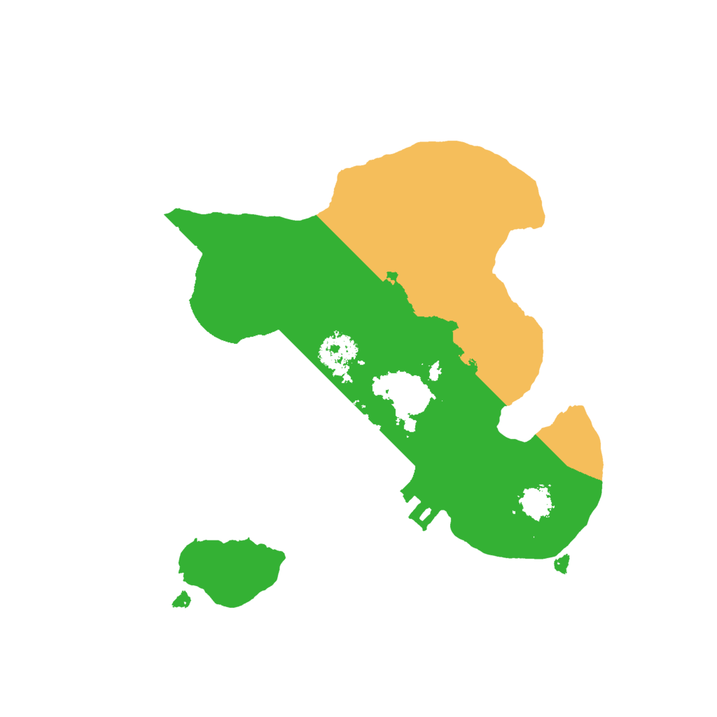 Biome Rust Map: Procedural Map, Size: 2000, Seed: 990817490