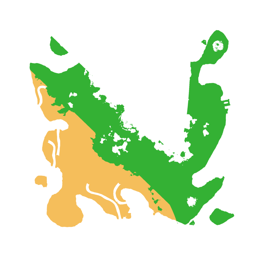 Biome Rust Map: Procedural Map, Size: 2500, Seed: 689419827