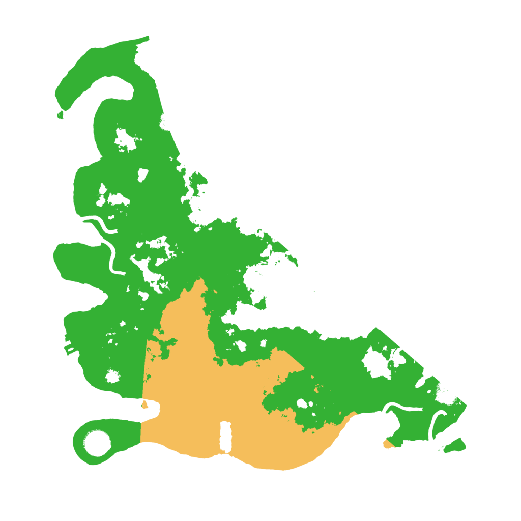 Biome Rust Map: Procedural Map, Size: 3500, Seed: 1664527426
