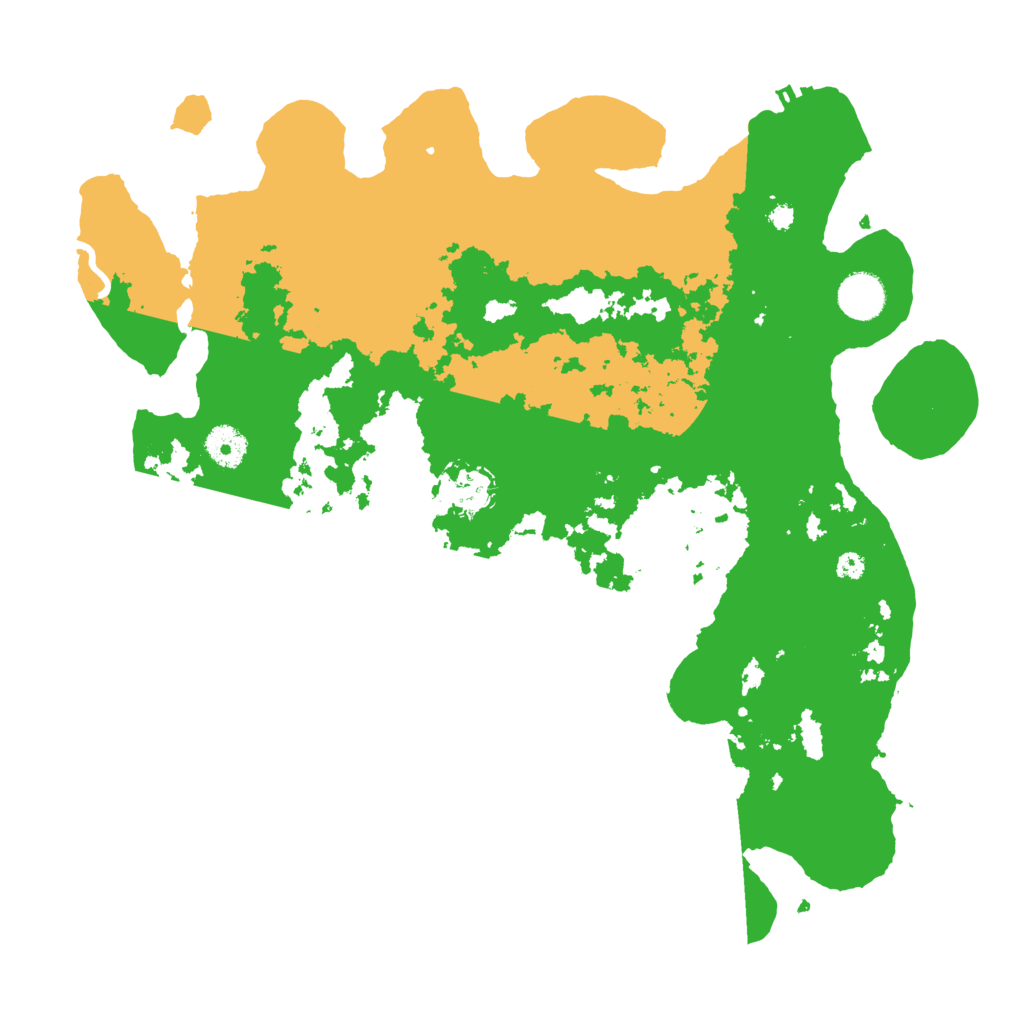 Biome Rust Map: Procedural Map, Size: 3800, Seed: 2012659285