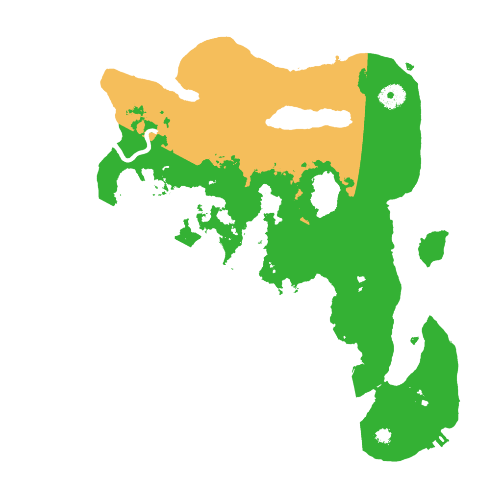 Biome Rust Map: Procedural Map, Size: 3000, Seed: 1815452918