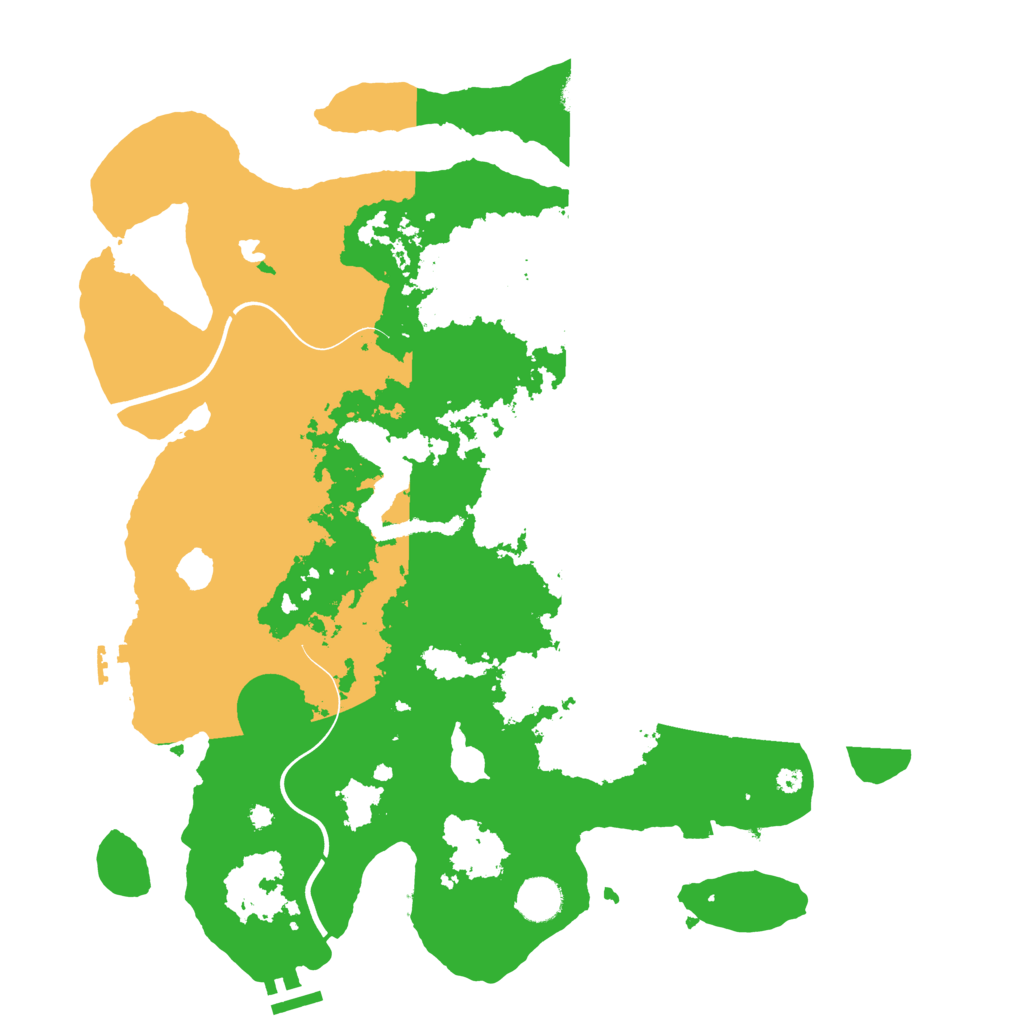 Biome Rust Map: Procedural Map, Size: 4000, Seed: 123458042