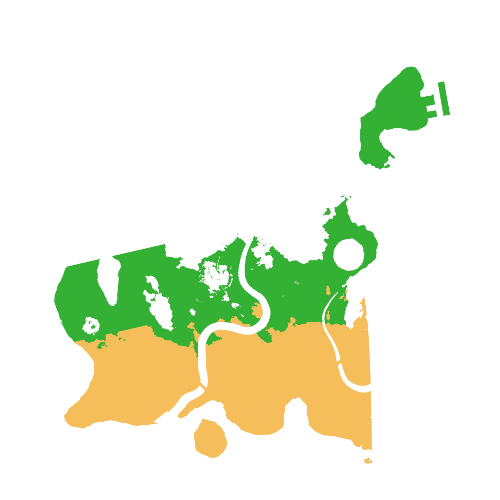 Biome Rust Map: Procedural Map, Size: 3000, Seed: 1145448849