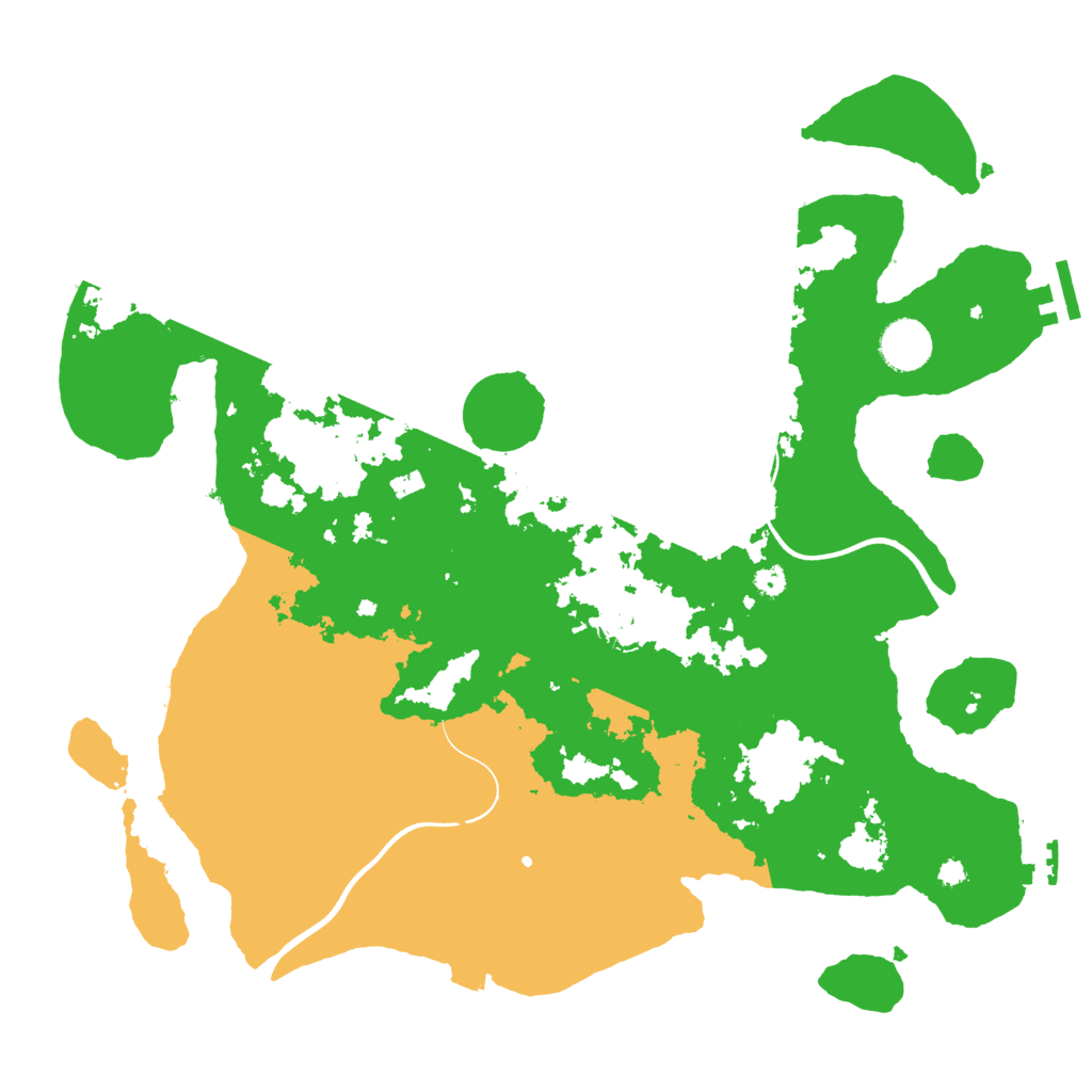 Biome Rust Map: Procedural Map, Size: 3700, Seed: 1809674772