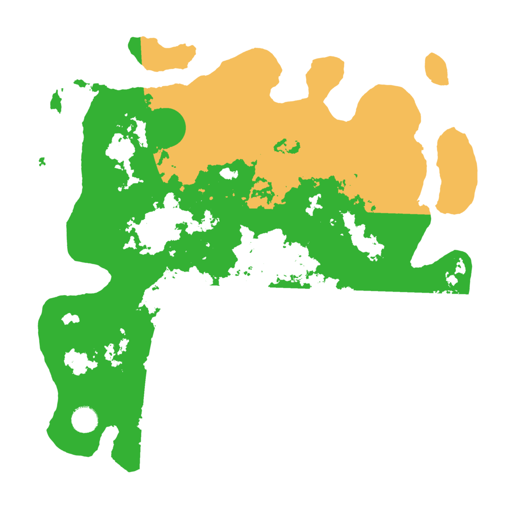 Biome Rust Map: Barren, Size: 3500, Seed: 843109415