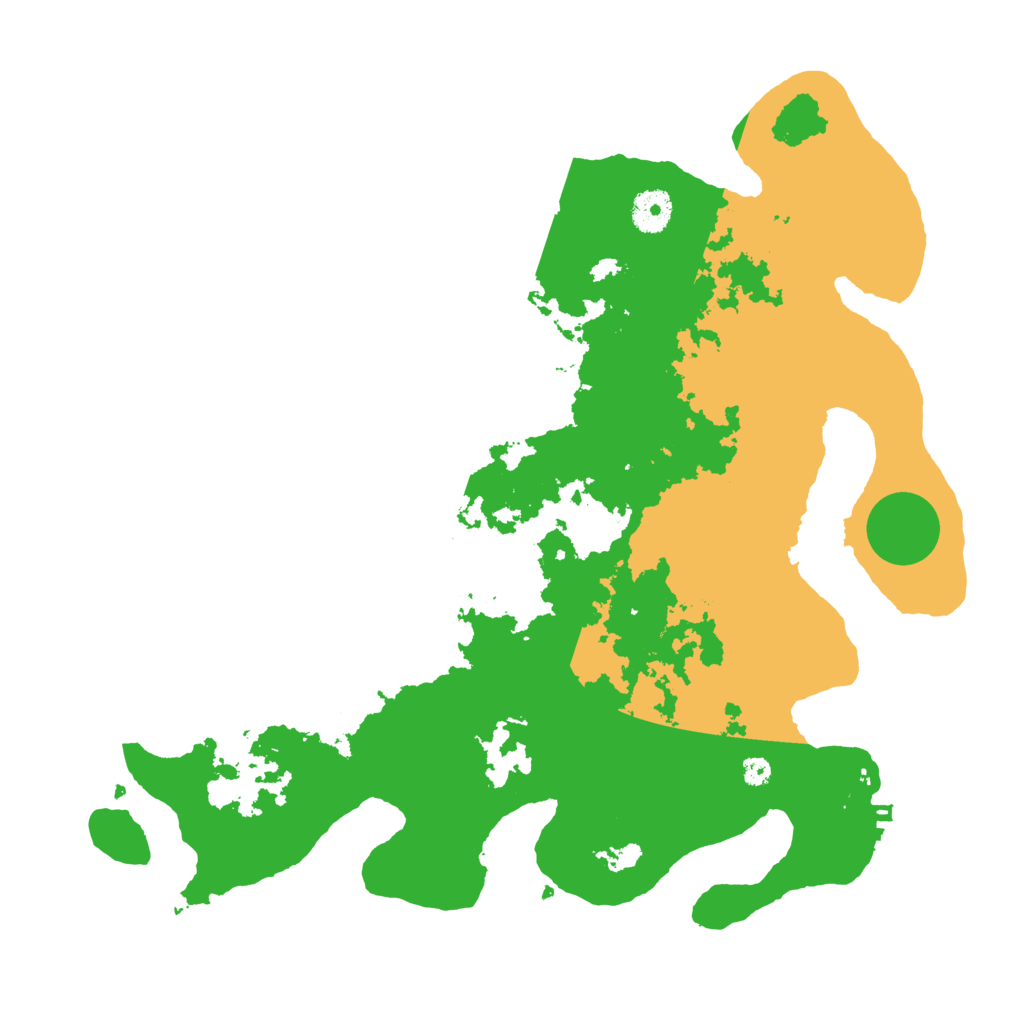 Biome Rust Map: Procedural Map, Size: 3700, Seed: 801410685