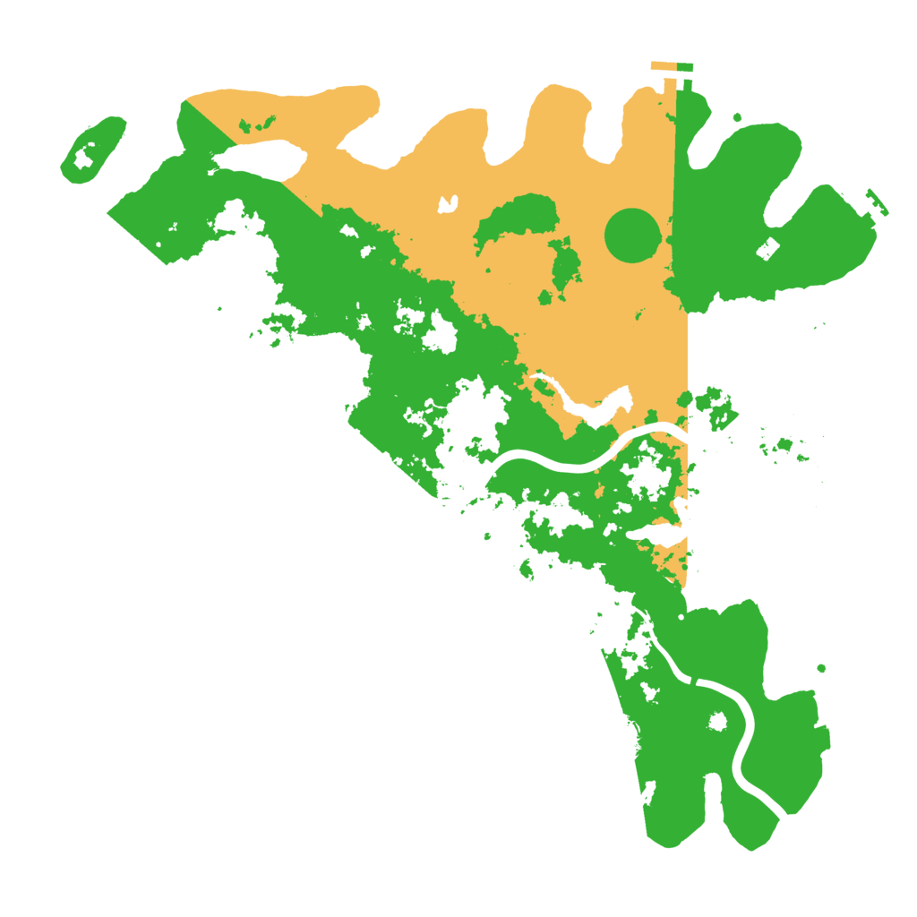 Biome Rust Map: Procedural Map, Size: 4400, Seed: 2740020