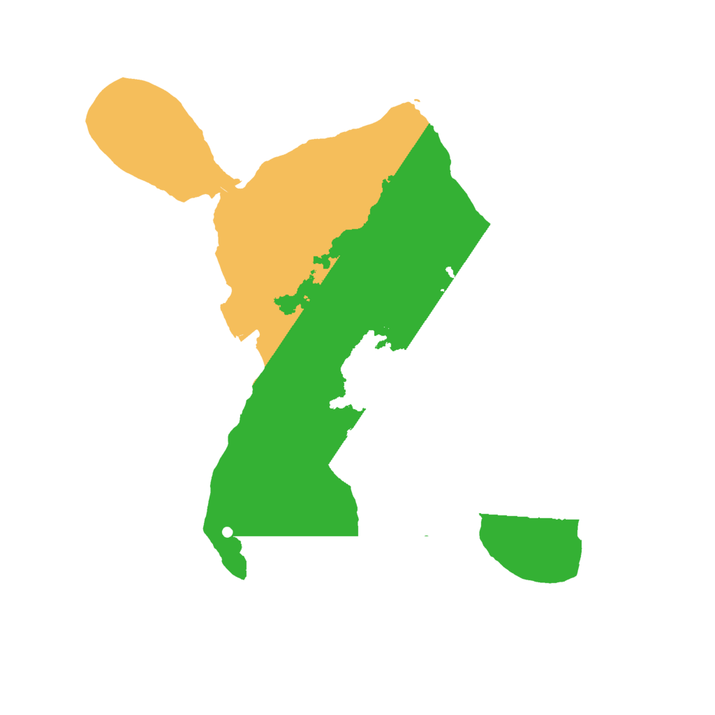 Biome Rust Map: Procedural Map, Size: 2000, Seed: 285629571