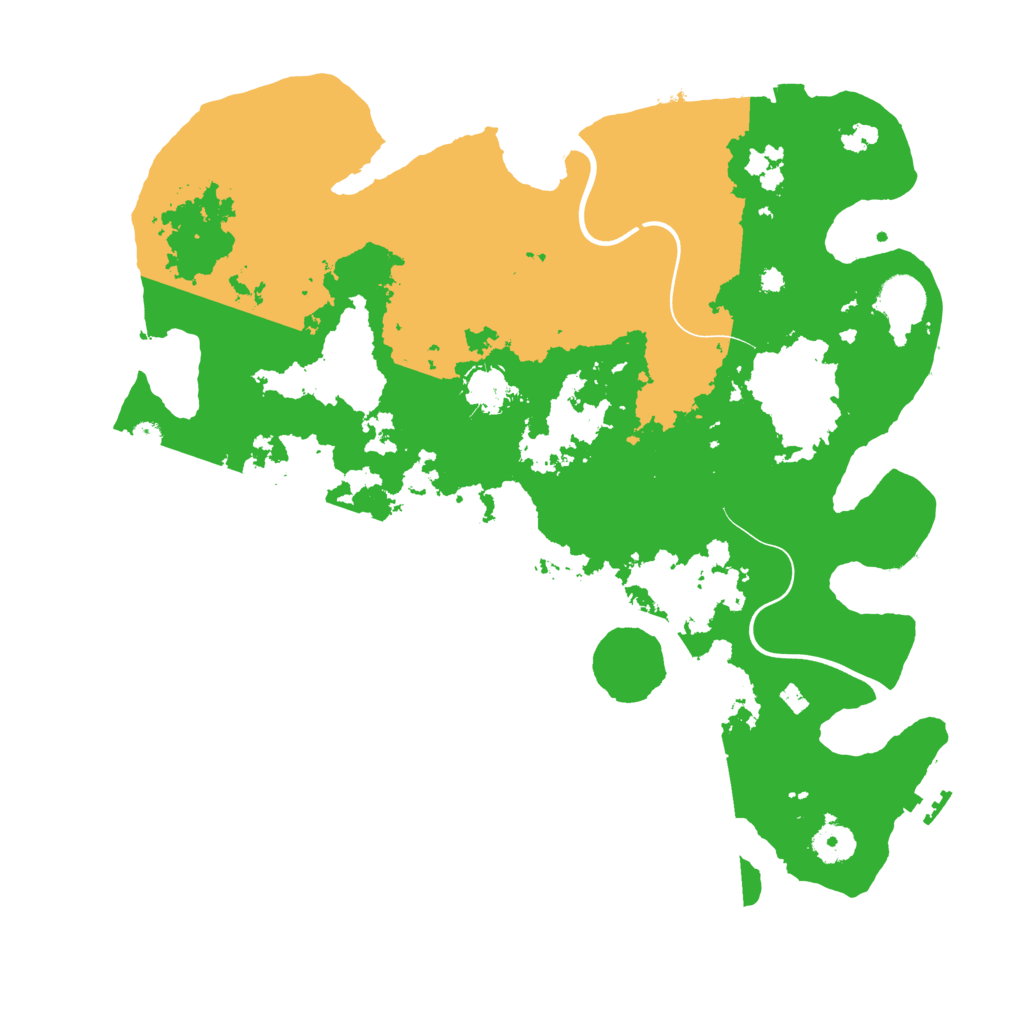Biome Rust Map: Procedural Map, Size: 3850, Seed: 394271984