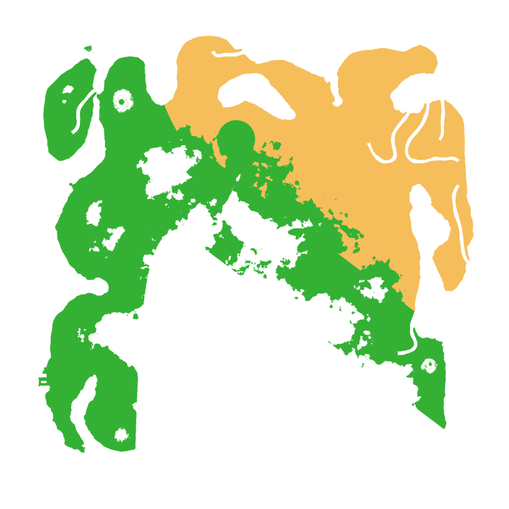 Biome Rust Map: Procedural Map, Size: 3600, Seed: 173270715