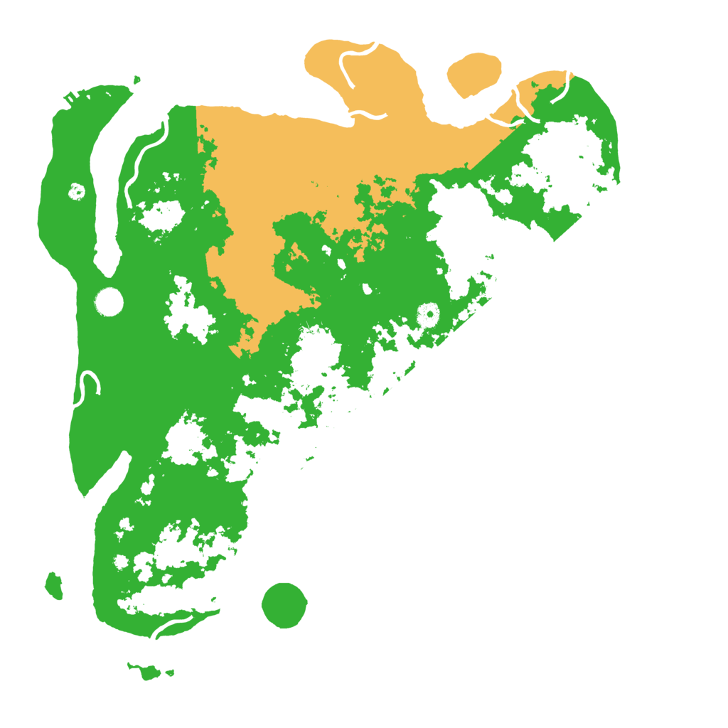 Biome Rust Map: Procedural Map, Size: 4500, Seed: 1307844837