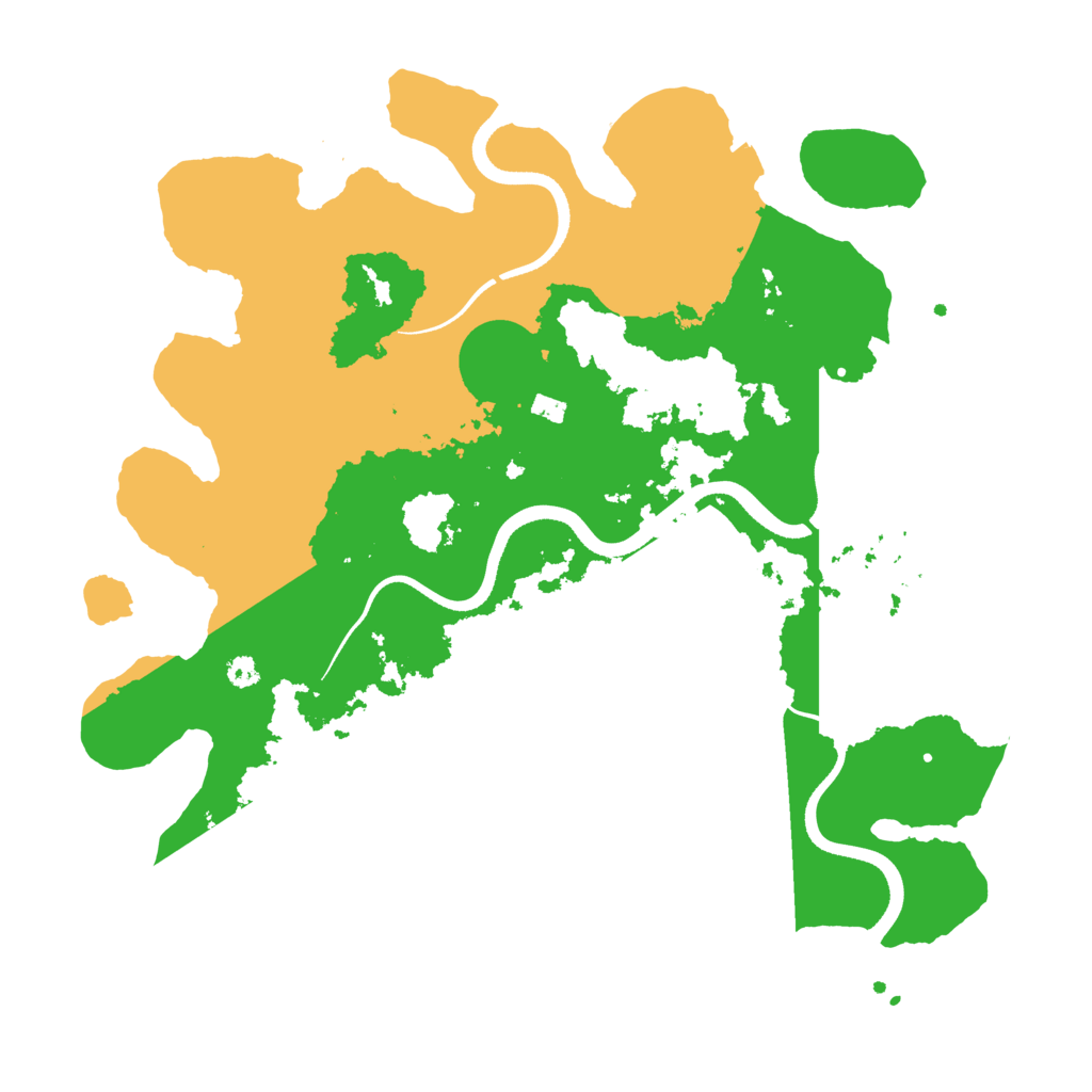 Biome Rust Map: Procedural Map, Size: 3500, Seed: 1092249137