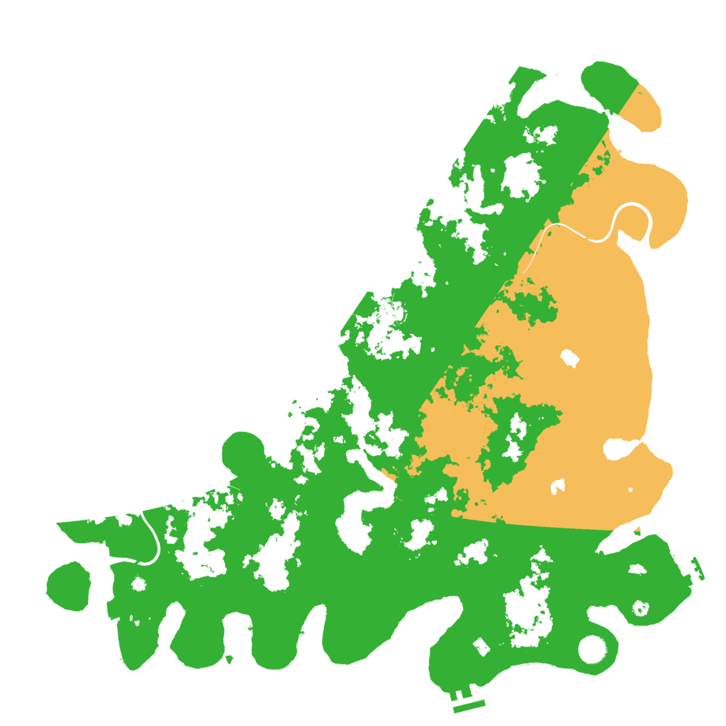 Biome Rust Map: Procedural Map, Size: 4550, Seed: 452