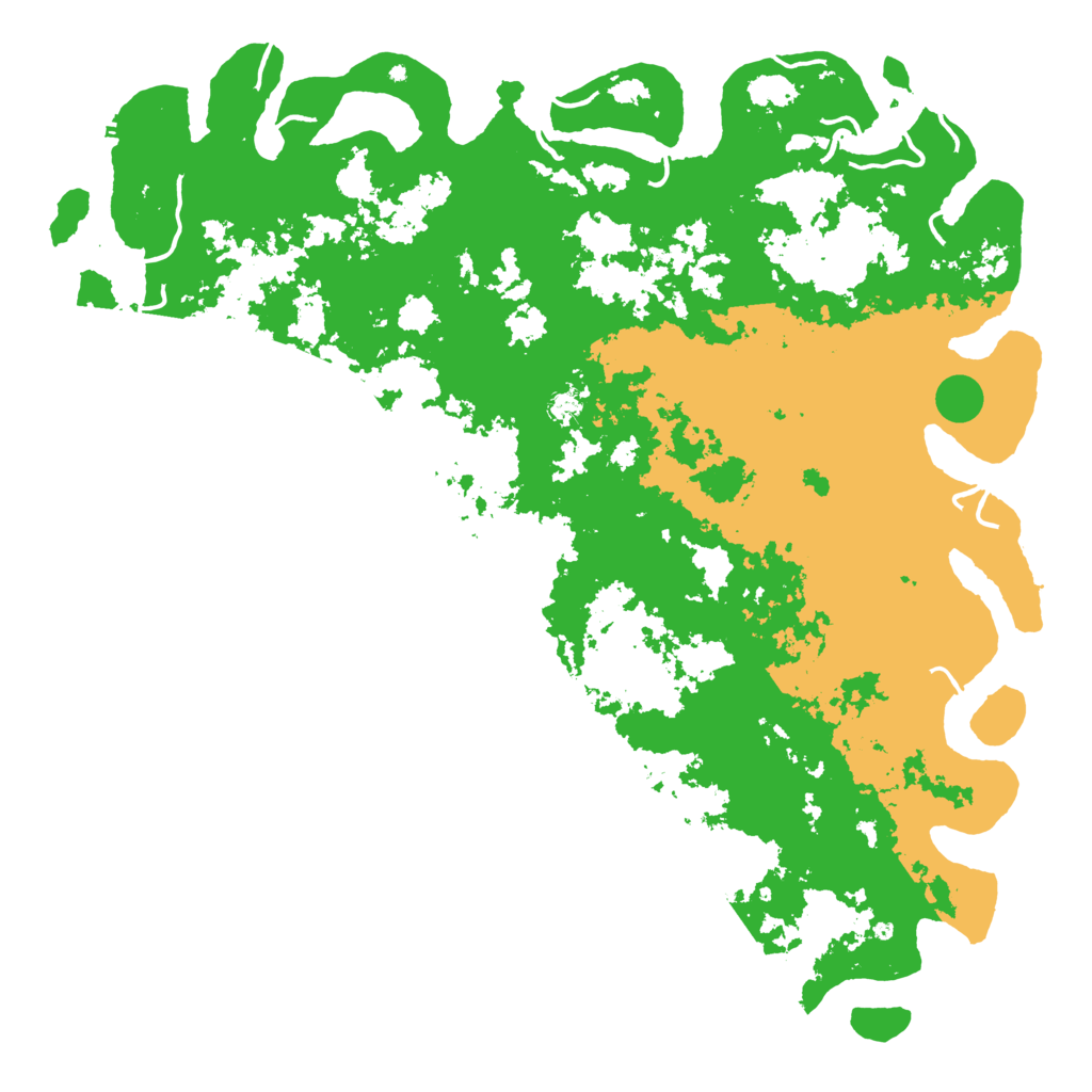 Biome Rust Map: Procedural Map, Size: 6000, Seed: 113153616