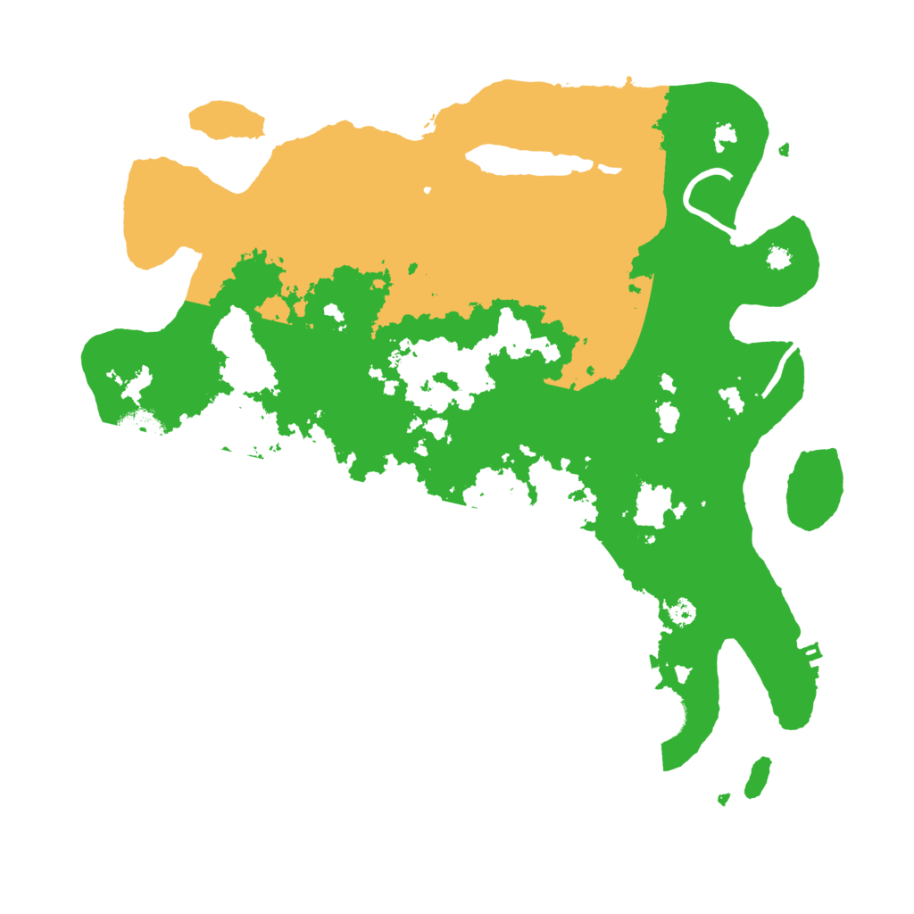 Biome Rust Map: Procedural Map, Size: 3550, Seed: 625899404