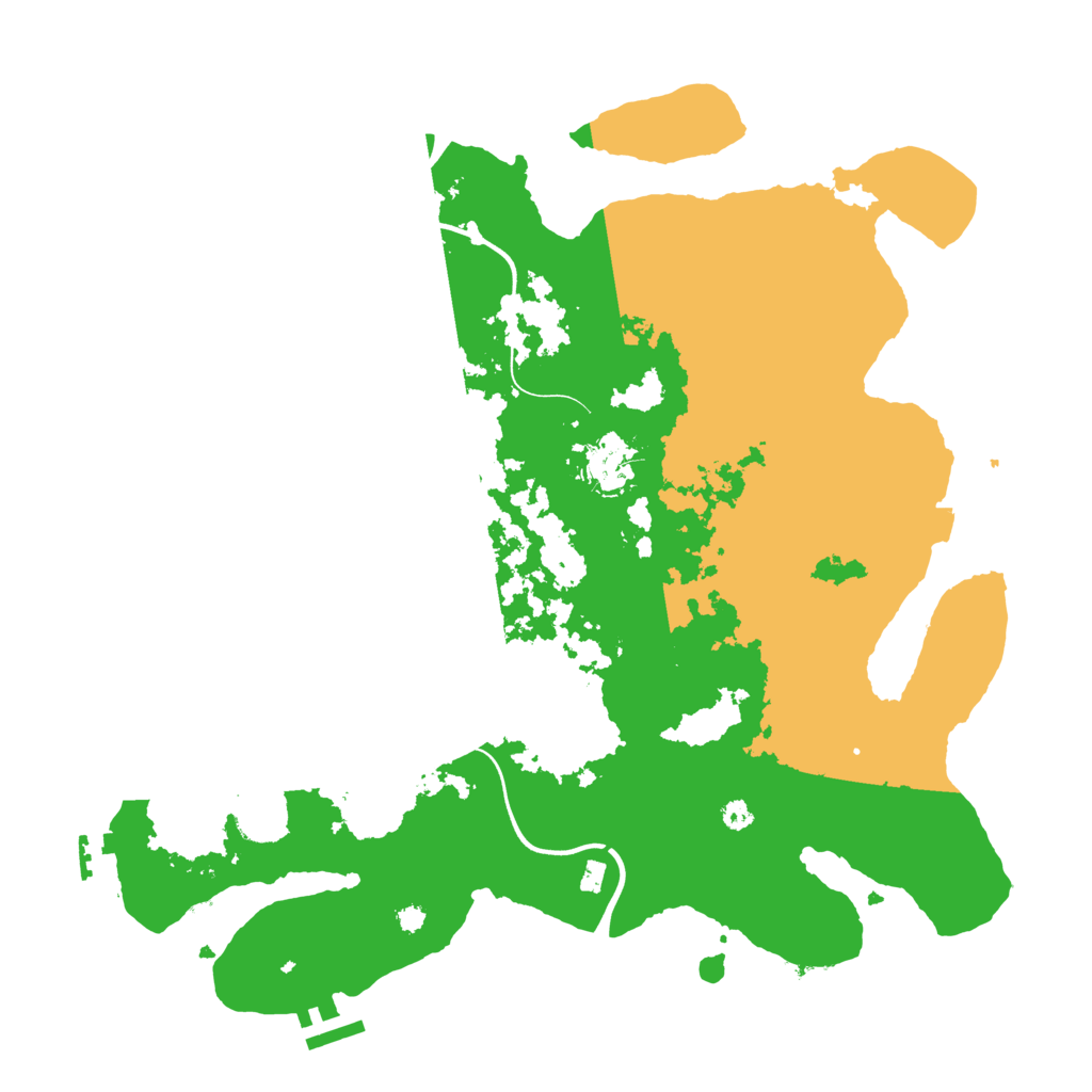 Biome Rust Map: Procedural Map, Size: 3700, Seed: 1661885406
