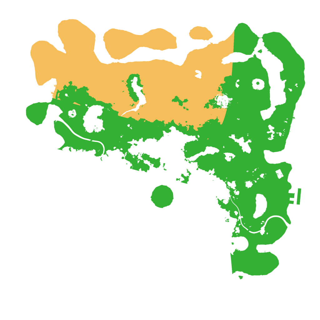 Biome Rust Map: Procedural Map, Size: 4000, Seed: 367331356