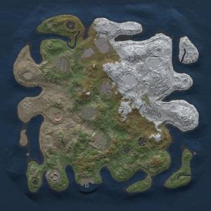 Thumbnail Rust Map: Procedural Map, Size: 3500, Seed: 196, 18 Monuments