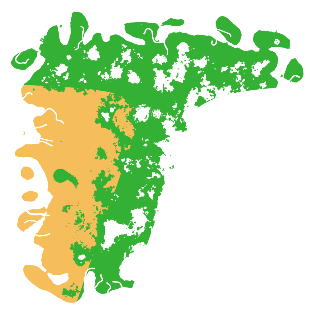 Biome Rust Map: Procedural Map, Size: 6000, Seed: 110929087