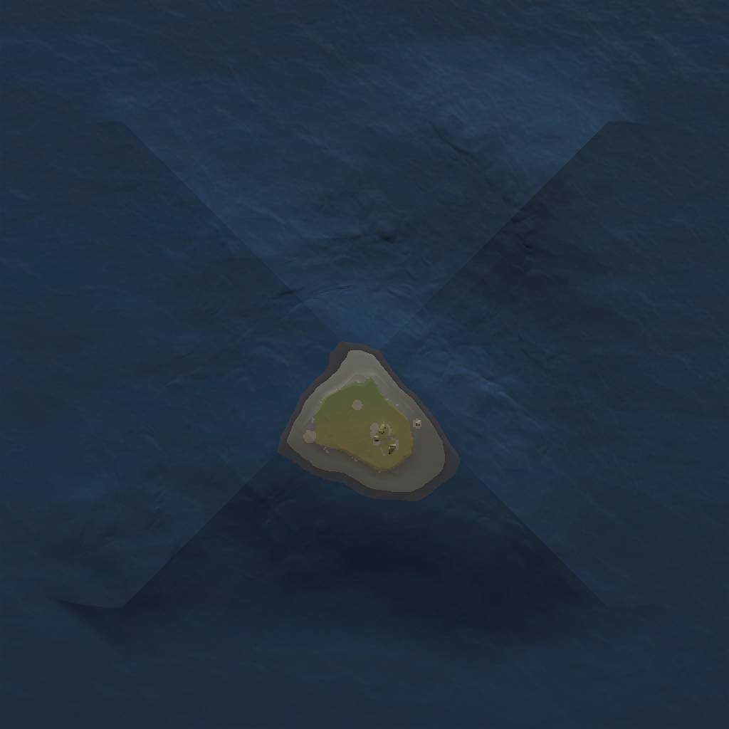 Rust Map: Procedural Map, Size: 1000, Seed: 7250645, 3 Monuments