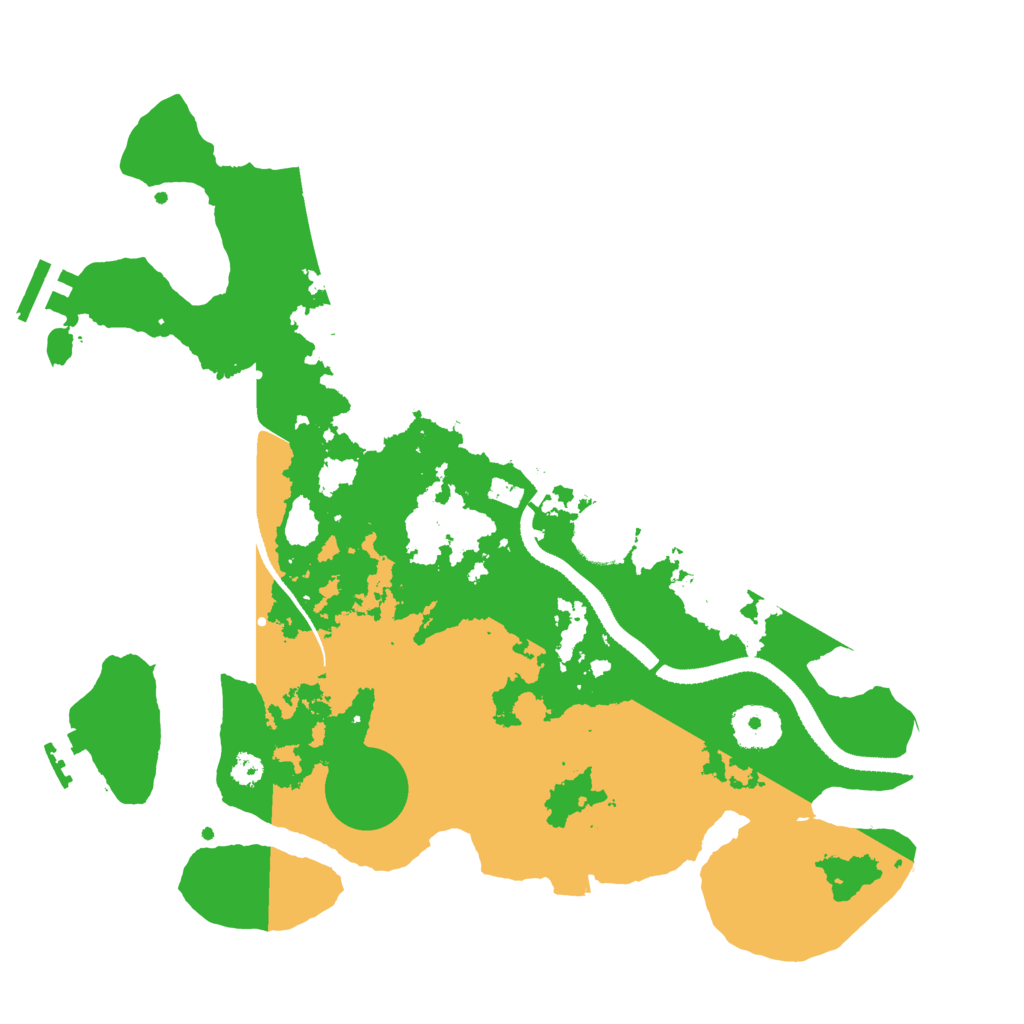 Biome Rust Map: Procedural Map, Size: 3250, Seed: 1123