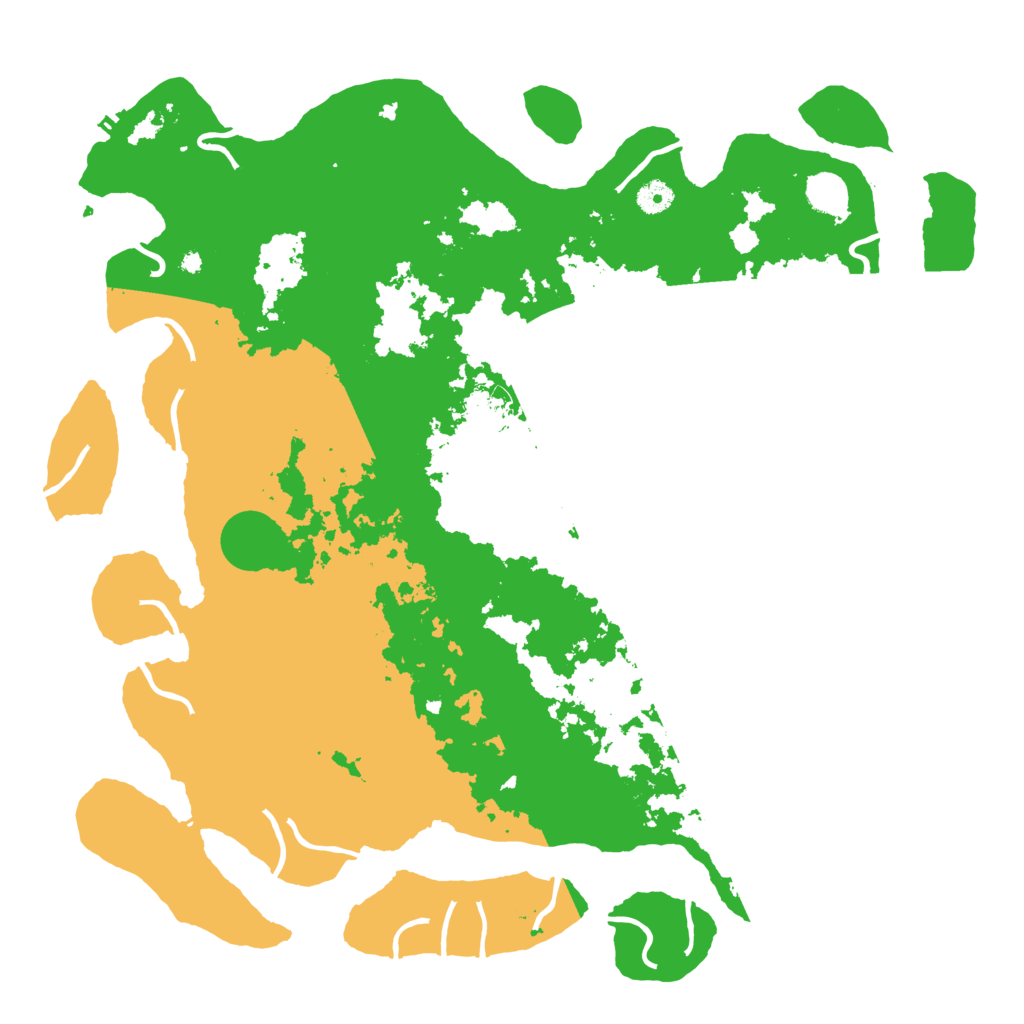 Biome Rust Map: Procedural Map, Size: 4500, Seed: 251323000